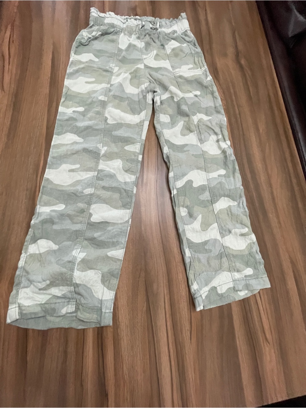 Abercrombie Kids Camouflage Pull-On Pants - Gray Camo 11-12Y